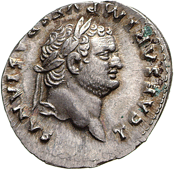RIC II, Part 1 (second edition) Vespasian 1073 Vespasian obverse, Head of Titus, laureate, right