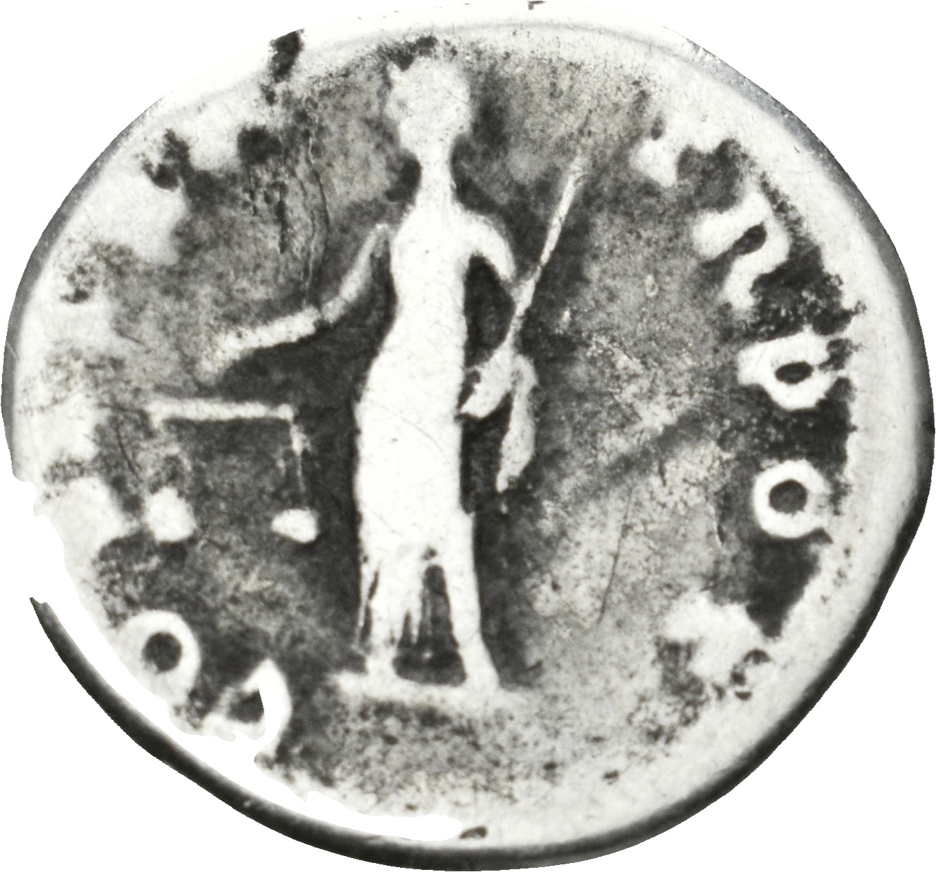 RIC II, Part 1 (second edition) Vespasian 1107 Vespasian reverse, Aequitas standing left, holding scales and rod
