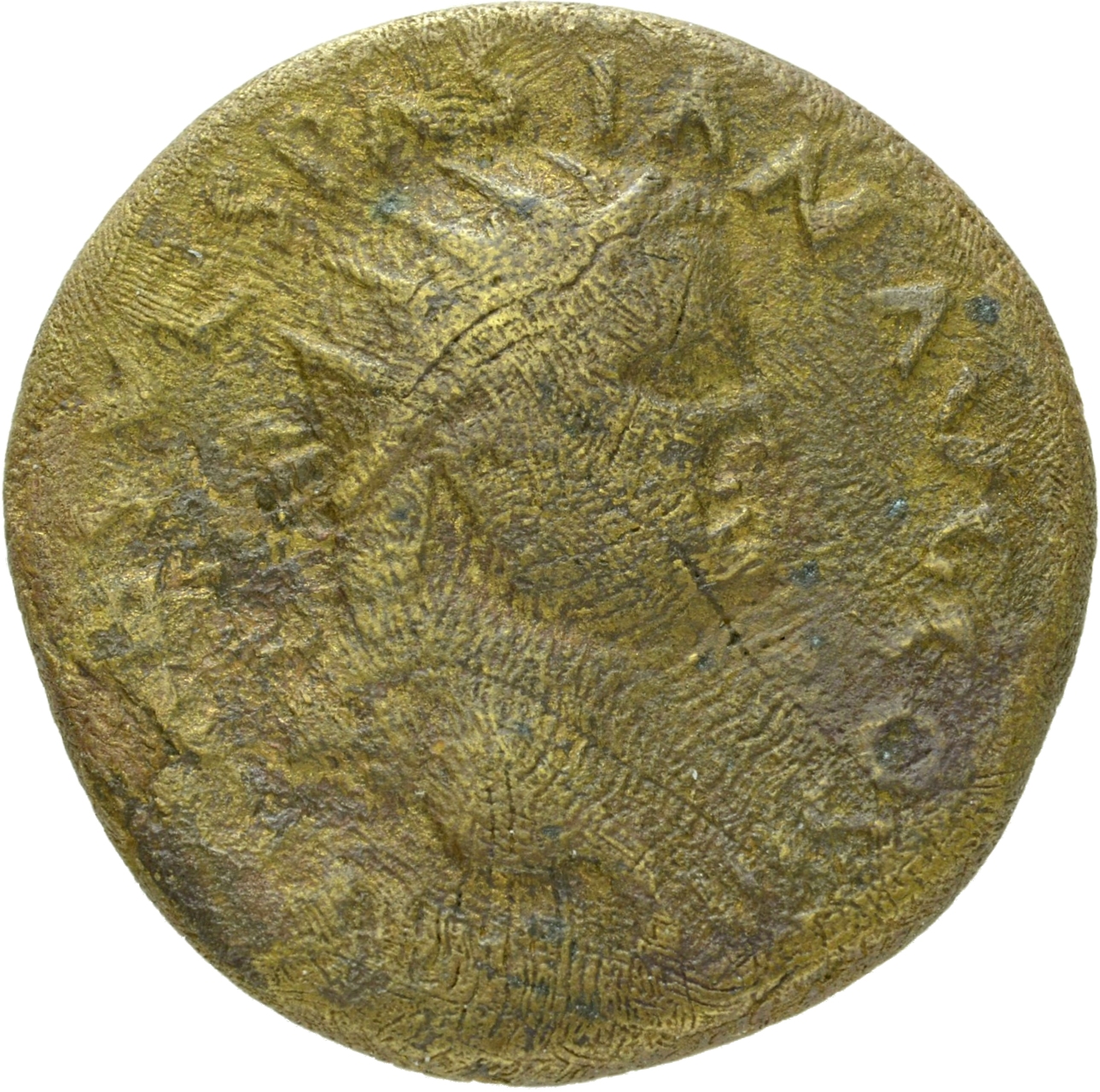 RIC II, Part 1 (second edition) Vespasian 1153 Vespasian obverse, Head of Vespasian, radiate, right; globe at point of neck