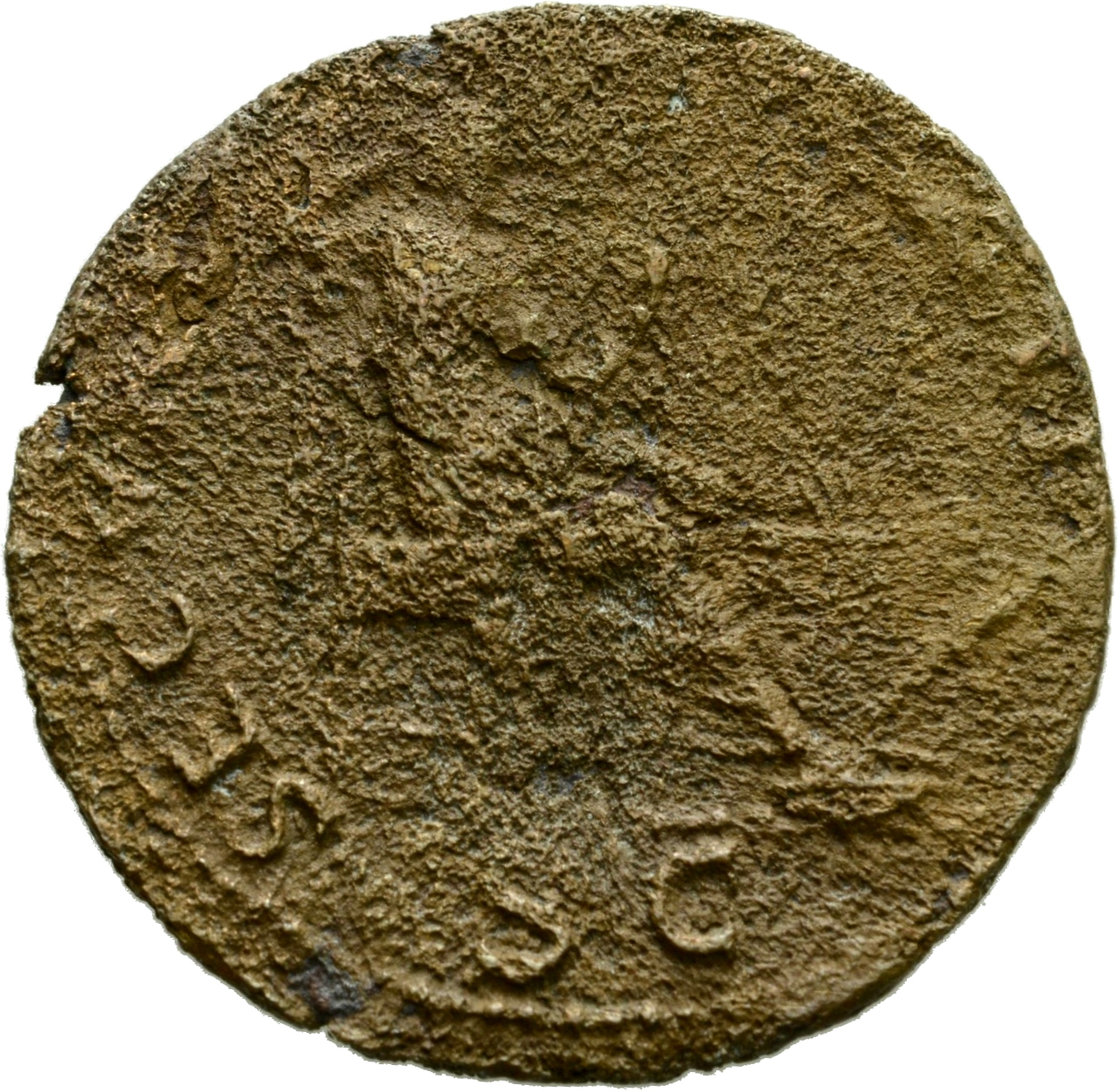 RIC II, Part 1 (second edition) Vespasian 1172 Vespasian reverse, Securitas, draped, seated right, resting head on right h...