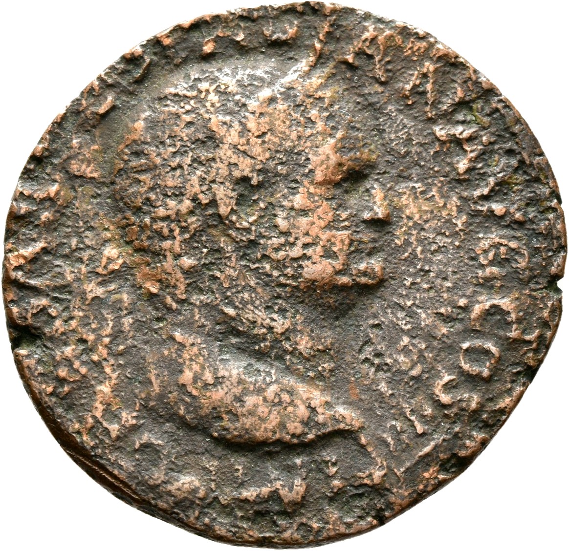 RIC II, Part 1 (second edition) Vespasian 1200 Vespasian obverse, Head of Vespasian, laureate, right; globe at point of neck