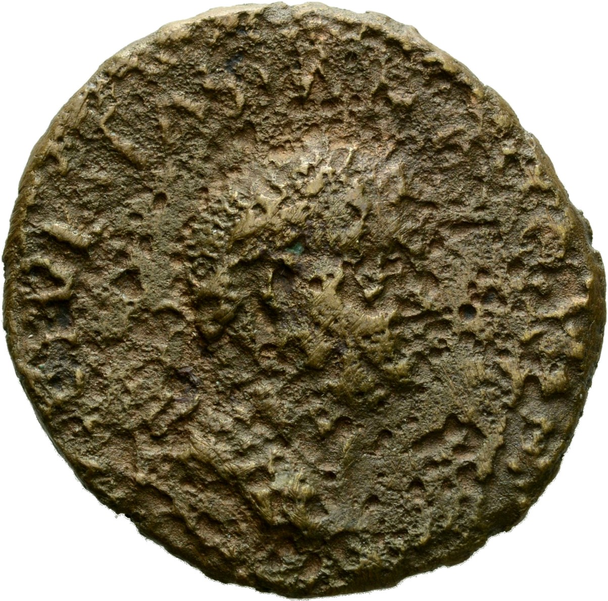 RIC II, Part 1 (second edition) Vespasian 1228 Vespasian obverse, Head of Vespasian, laureate, right; globe at point of neck