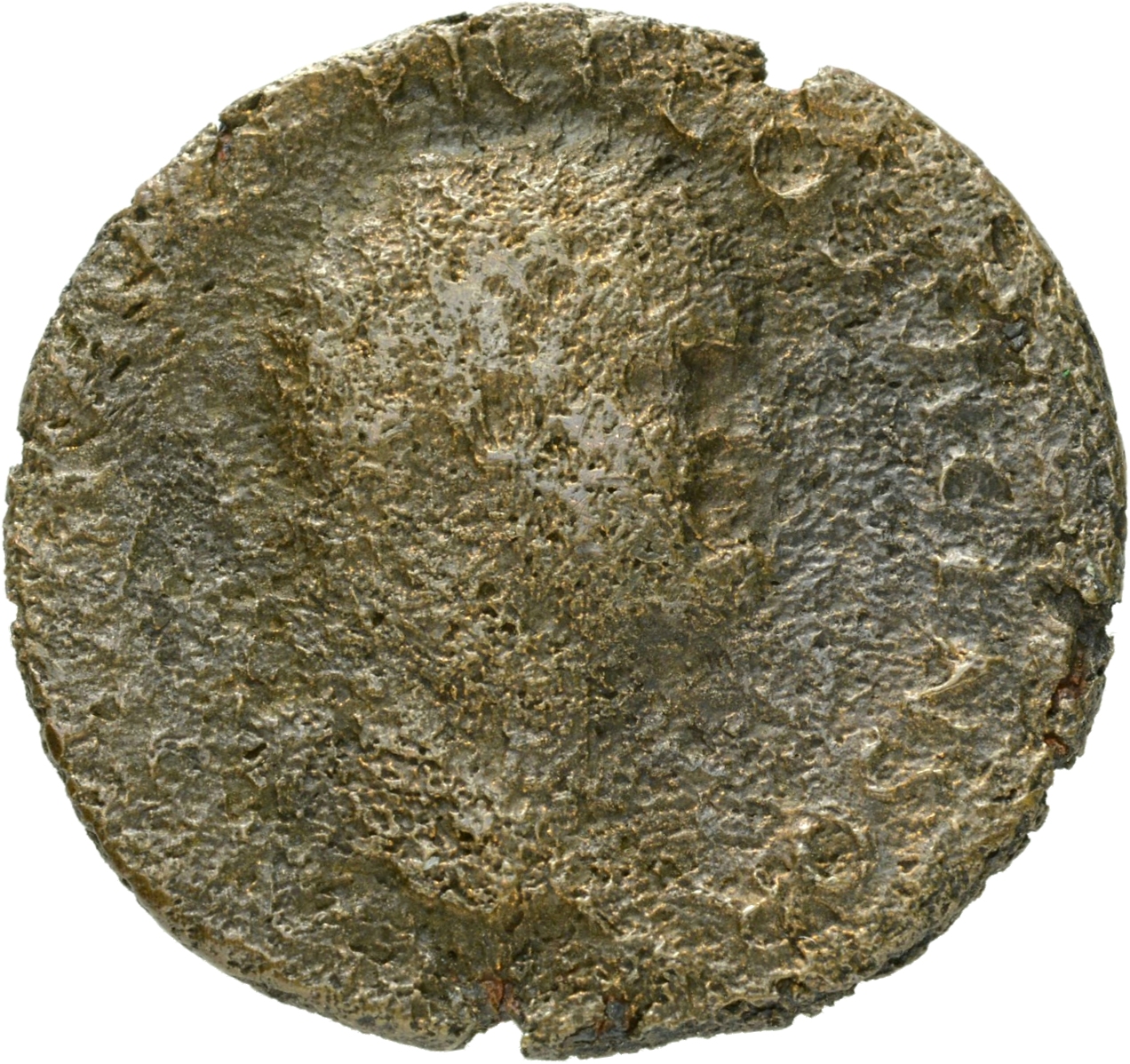 RIC II, Part 1 (second edition) Vespasian 1273 Vespasian obverse, Head of Titus, laureate, right; globe at point of neck