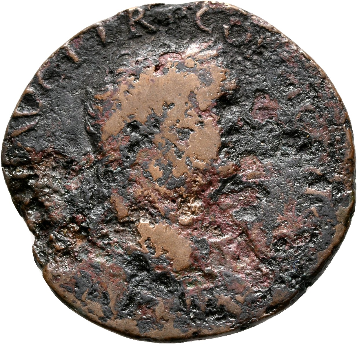RIC II, Part 1 (second edition) Vespasian 1273 Vespasian obverse, Head of Titus, laureate, right; globe at point of neck