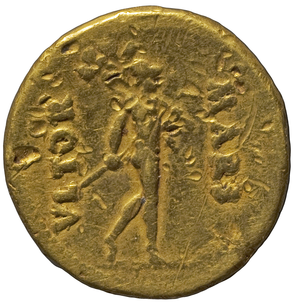 RIC II, Part 1 (second edition) Vespasian 1297 Vespasian reverse, Mars advancing right, holding spear and trophy