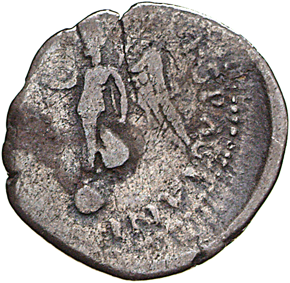 RIC II, Part 1 (second edition) Vespasian 1340 Vespasian reverse, Victory, draped, standing left on globe, holding out wre...