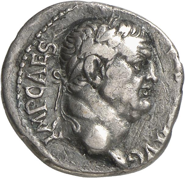 RIC II, Part 1 (second edition) Vespasian 1395 Vespasian obverse, Head of Vespasian, laureate, right