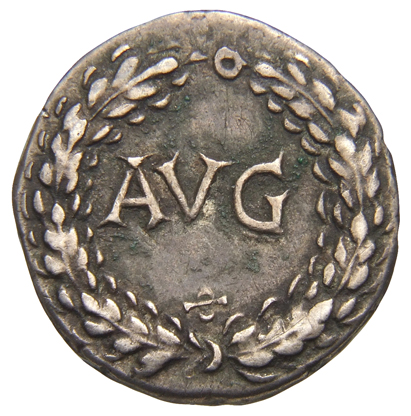 RIC II, Part 1 (second edition) Vespasian 1399 Vespasian reverse, Legend in oak-wreath