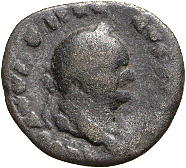 Vespasian obverse — Head of Vespasian, laureate, right