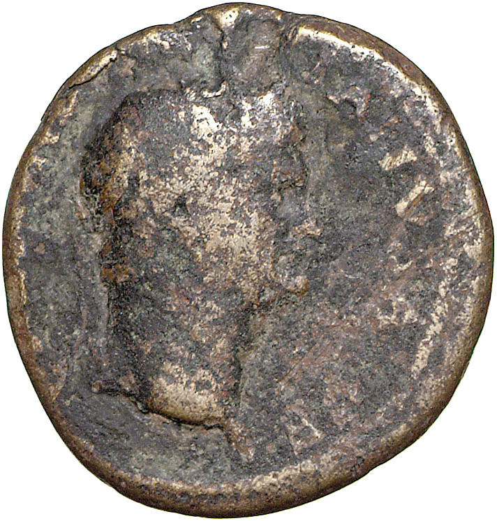 RIC II, Part 1 (second edition) Vespasian 1519 Vespasian obverse, Head of Domitian, laureate, right