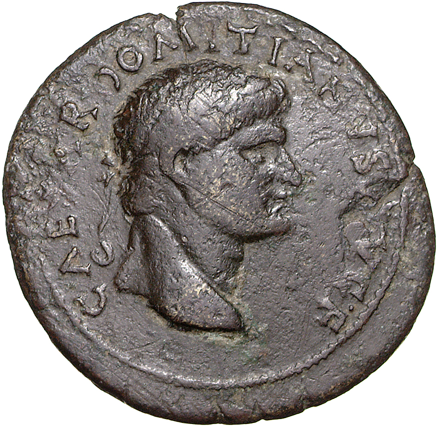 RIC II, Part 1 (second edition) Vespasian 1519 Vespasian obverse — Head of Domitian, laureate, right