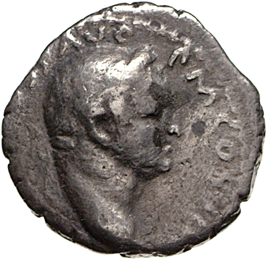RIC II, Part 1 (second edition) Vespasian 1554 Vespasian obverse, Head of Vespasian, laureate, right