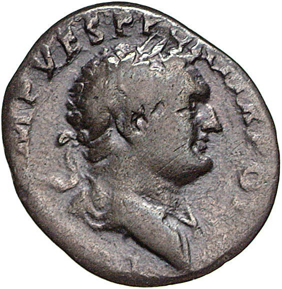 RIC II, Part 1 (second edition) Vespasian 1562 Vespasian obverse — Bust of Titus, laureate and draped, right