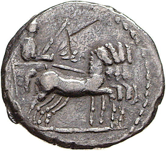 RIC II, Part 1 (second edition) Vespasian 1563 Vespasian reverse, Titus standing right in quadriga, holding branch and sce...