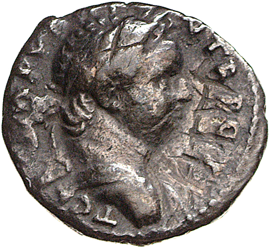 RIC II, Part 1 (second edition) Vespasian 1563 Vespasian obverse, Bust of Titus, laureate and draped, right
