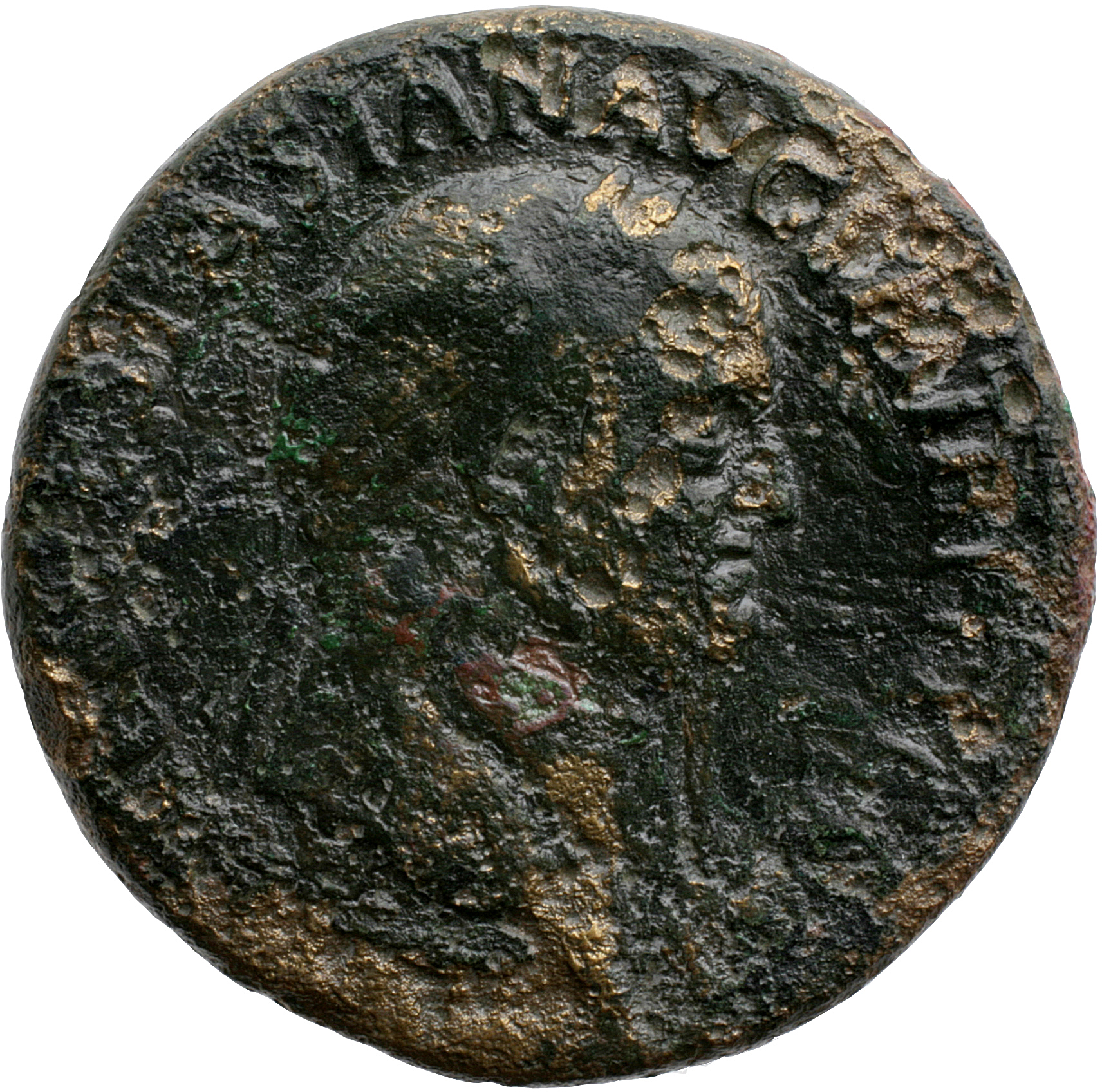 RIC II, Part 1 (second edition) Vespasian 167 Vespasian obverse, Head of Vespasian, laureate, right