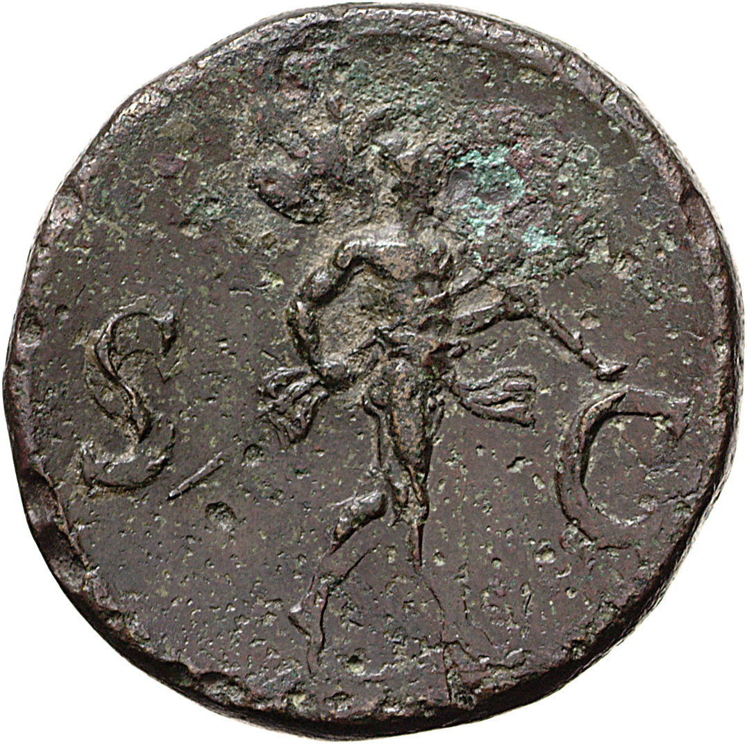 RIC II, Part 1 (second edition) Vespasian 199 Vespasian reverse, Mars advancing right, holding spear and trophy