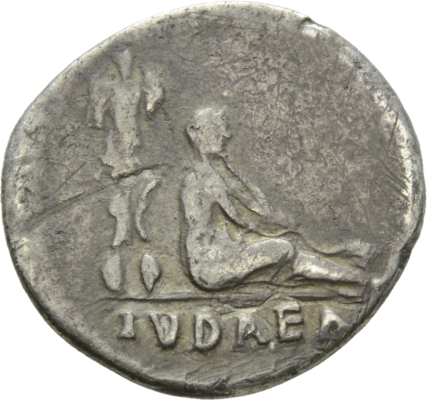 RIC II, Part 1 (second edition) Vespasian 2 Vespasian reverse, Judaea seated right, in attitude of mourning; trophy, left