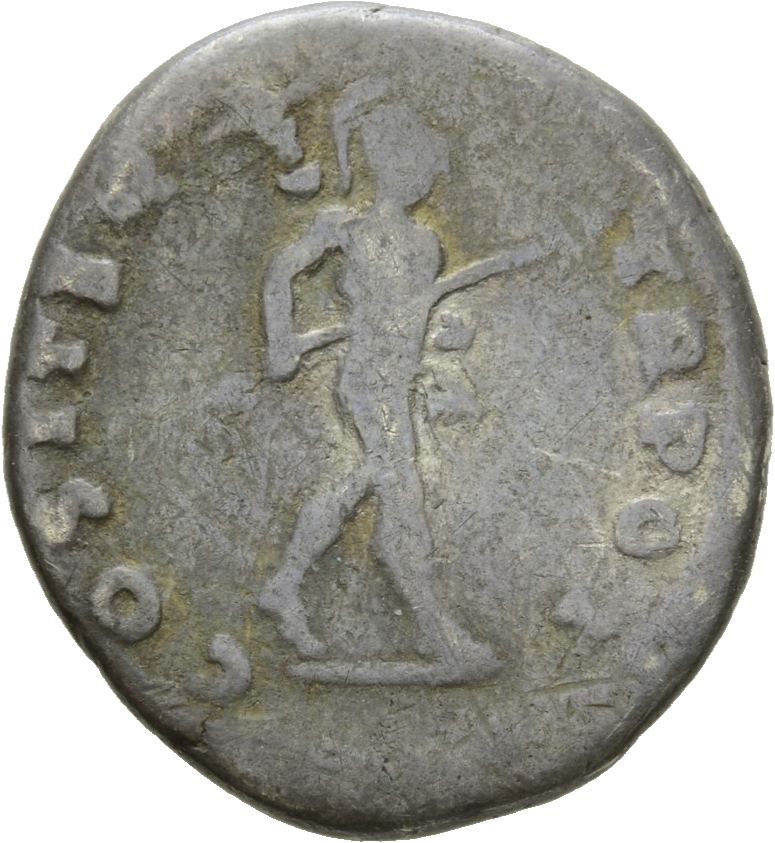RIC II, Part 1 (second edition) Vespasian 23 Vespasian reverse, Mars, helmeted, naked except for cloak round waist, advanc...