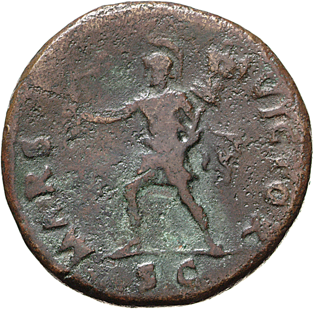 RIC II, Part 1 (second edition) Vespasian 239 Vespasian reverse, Mars, in military dress, advancing left, holding Victory ...