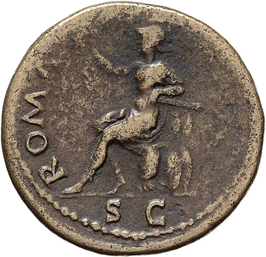 RIC II, Part 1 (second edition) Vespasian 277 Vespasian reverse, Roma seated left on cuirass, holding wreath and parazoniu...