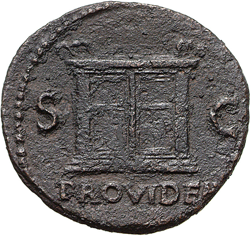 RIC II, Part 1 (second edition) Vespasian 316 Vespasian reverse, Altar