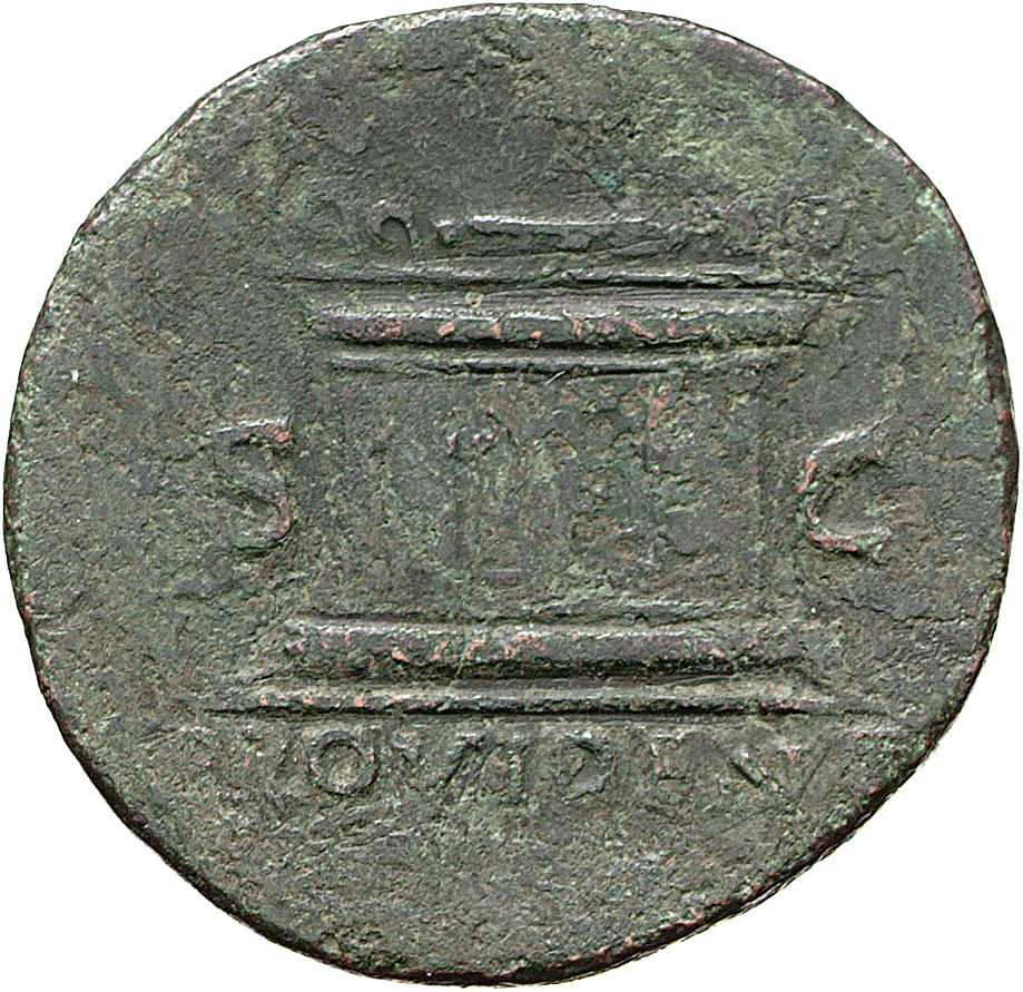 RIC II, Part 1 (second edition) Vespasian 317 Vespasian reverse, Altar