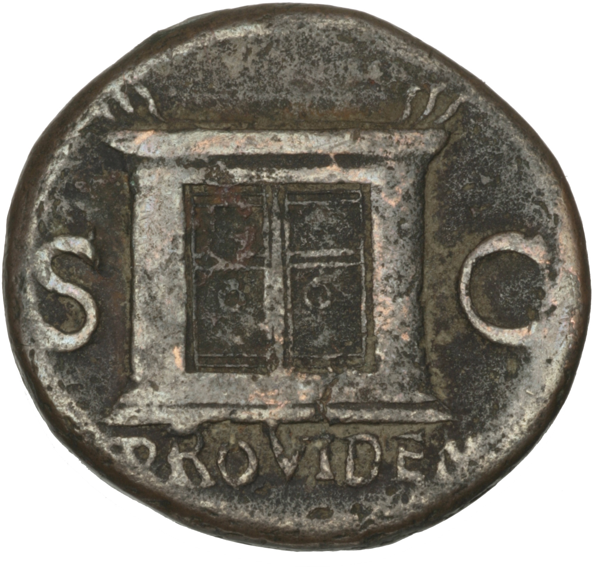 RIC II, Part 1 (second edition) Vespasian 317 Vespasian reverse, Altar