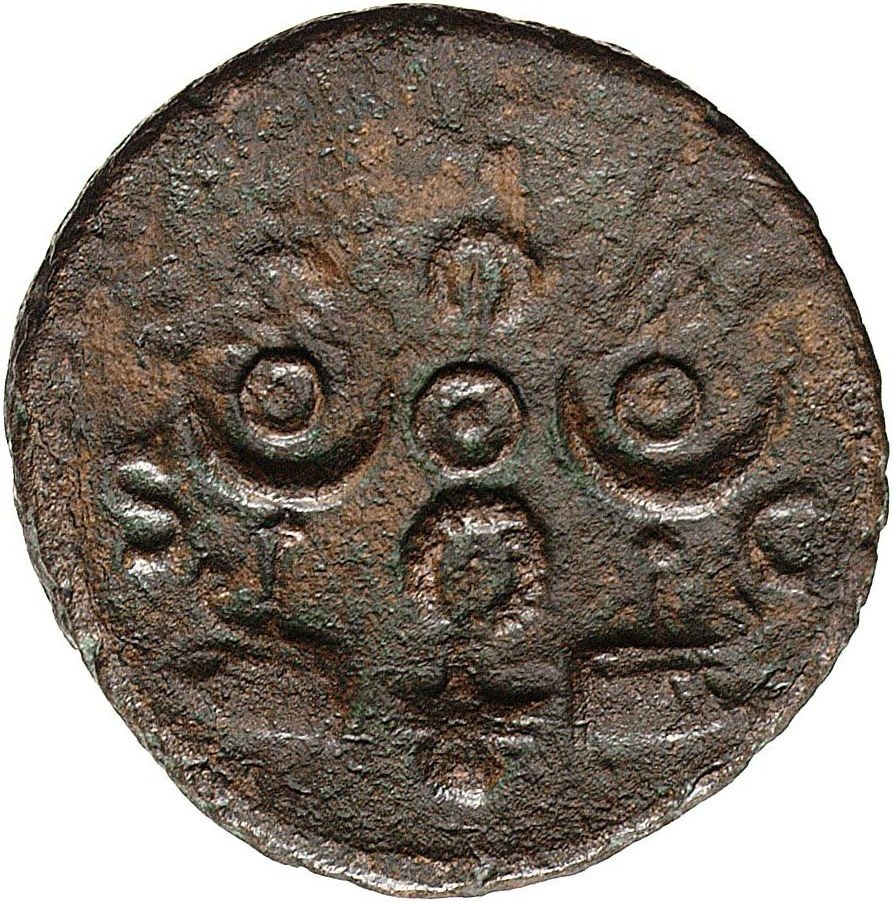 RIC II, Part 1 (second edition) Vespasian 320 Vespasian reverse, Aquila between two standards, all on prows