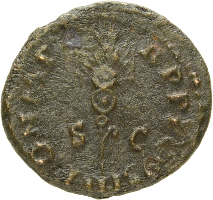 Vespasian reverse — Vexillum