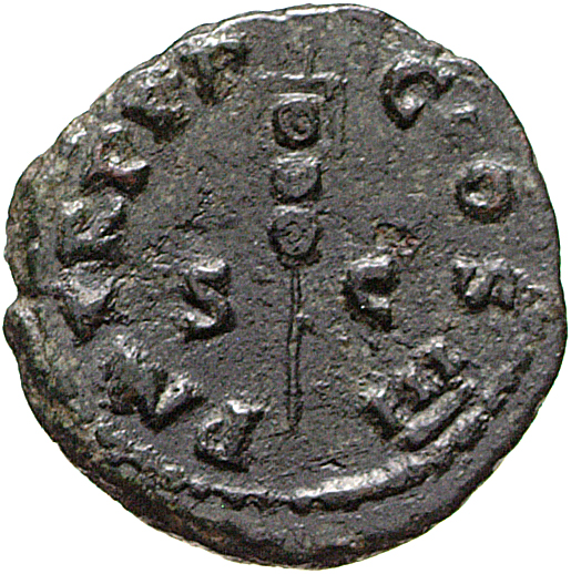 RIC II, Part 1 (second edition) Vespasian 352 Vespasian reverse, Vexillum