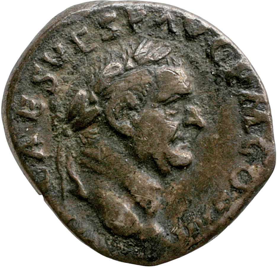 RIC II, Part 1 (second edition) Vespasian 356 Vespasian obverse, Head of Vespasian, laureate, right