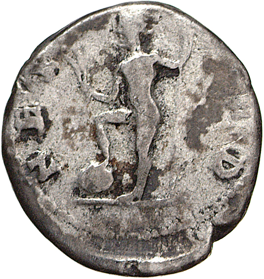 RIC II, Part 1 (second edition) Vespasian 366 Vespasian reverse, Neptune, naked except for cloak on left shoulder, standin...