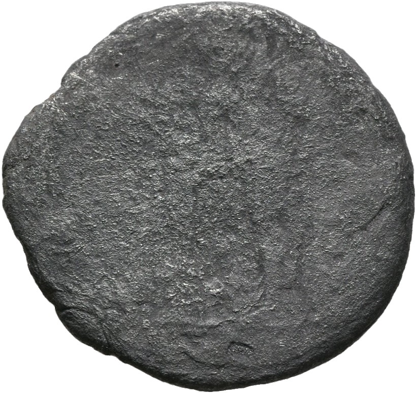 RIC II, Part 1 (second edition) Vespasian 366 Vespasian reverse, Neptune, naked except for cloak on left shoulder, standin...