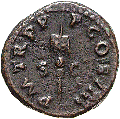 RIC II, Part 1 (second edition) Vespasian 408 Vespasian reverse, Vexillum