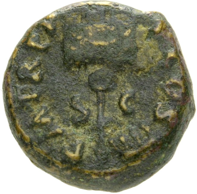 RIC II, Part 1 (second edition) Vespasian 409 Vespasian reverse, Vexillum
