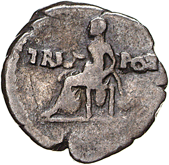 RIC II, Part 1 (second edition) Vespasian 46 Vespasian reverse, Vesta, draped, seated left, holding simpulum in extended r...