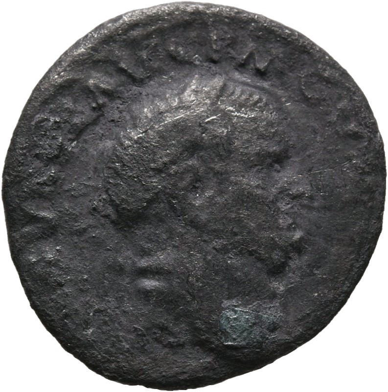 RIC II, Part 1 (second edition) Vespasian 523 Vespasian obverse, Head of Vespasian, laureate, right