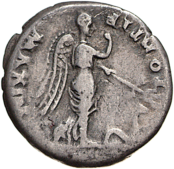 RIC II, Part 1 (second edition) Vespasian 544 Vespasian reverse, Pax/Nemesis advancing right, holding caduceus over snake