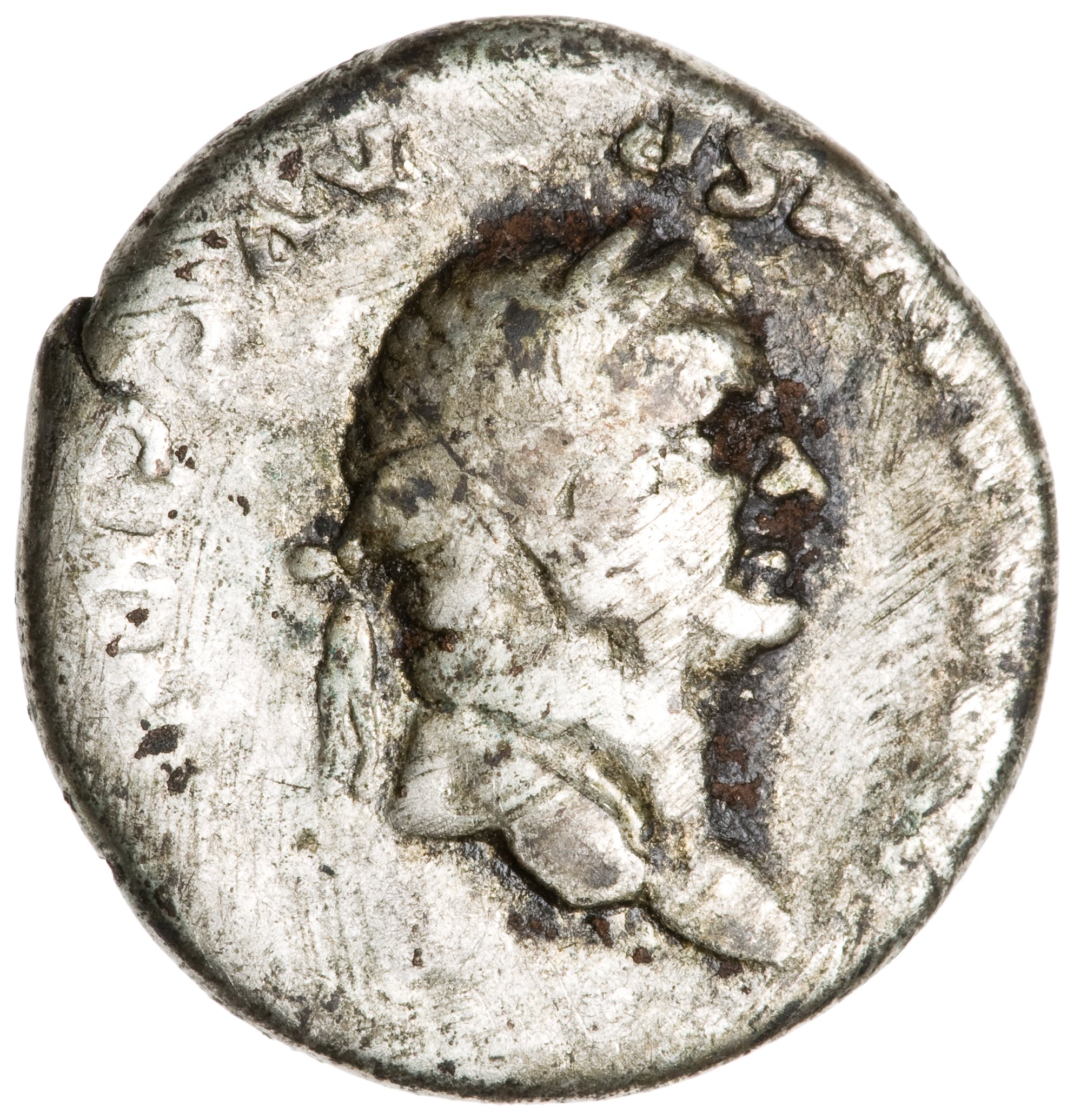 RIC II, Part 1 (second edition) Vespasian 546 Vespasian obverse, Head of Vespasian, laureate, right