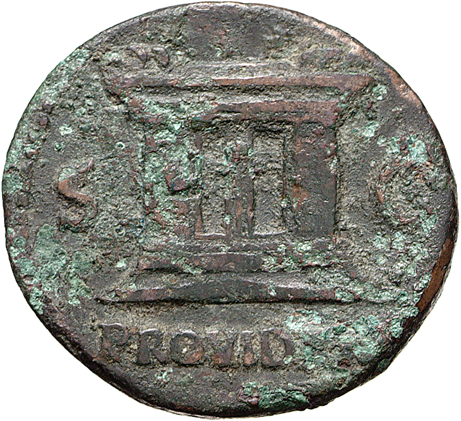 RIC II, Part 1 (second edition) Vespasian 591 Vespasian reverse, Altar