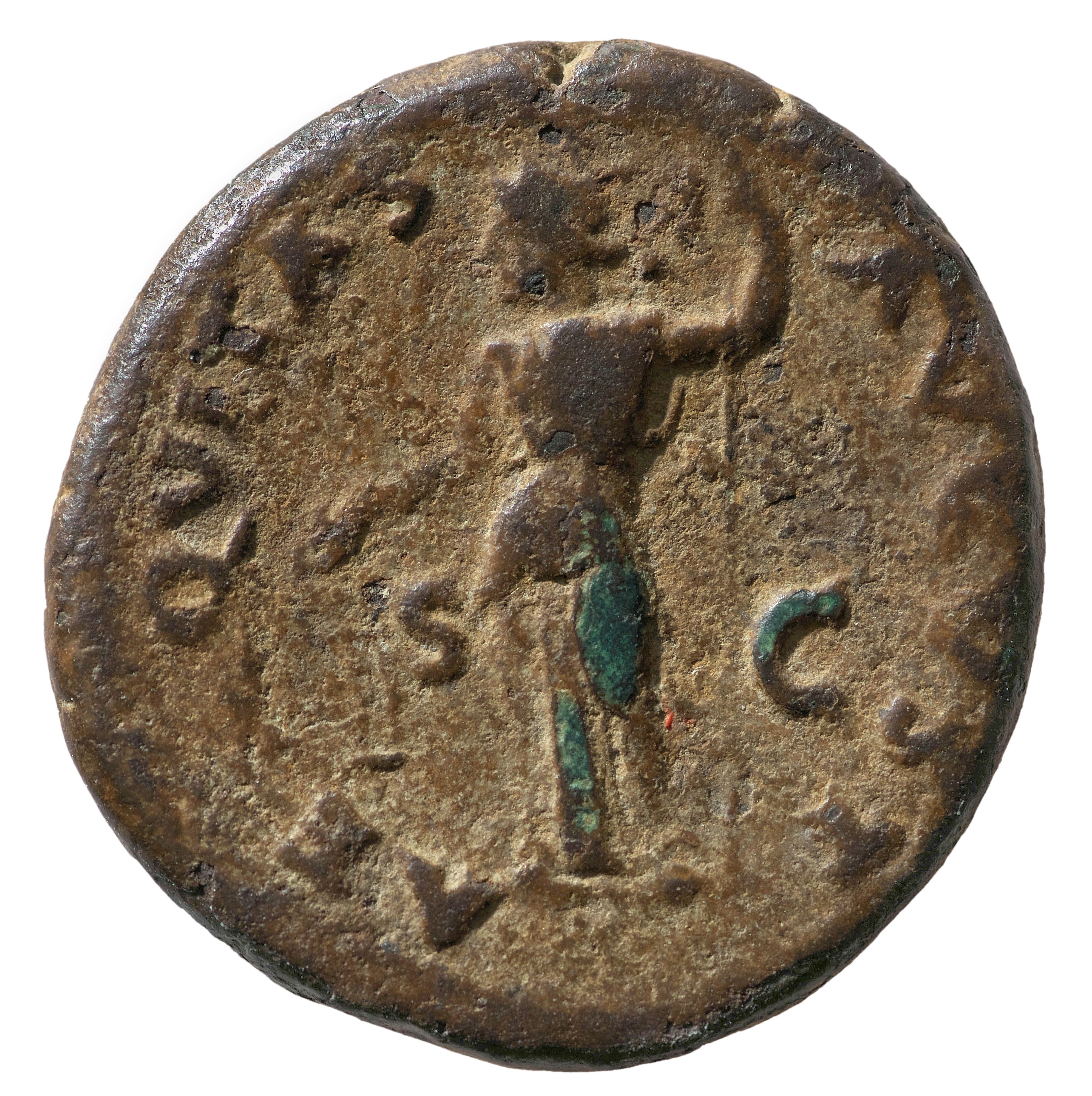 RIC II, Part 1 (second edition) Vespasian 666 Vespasian reverse, Aequitas standing left, holding scales and rod