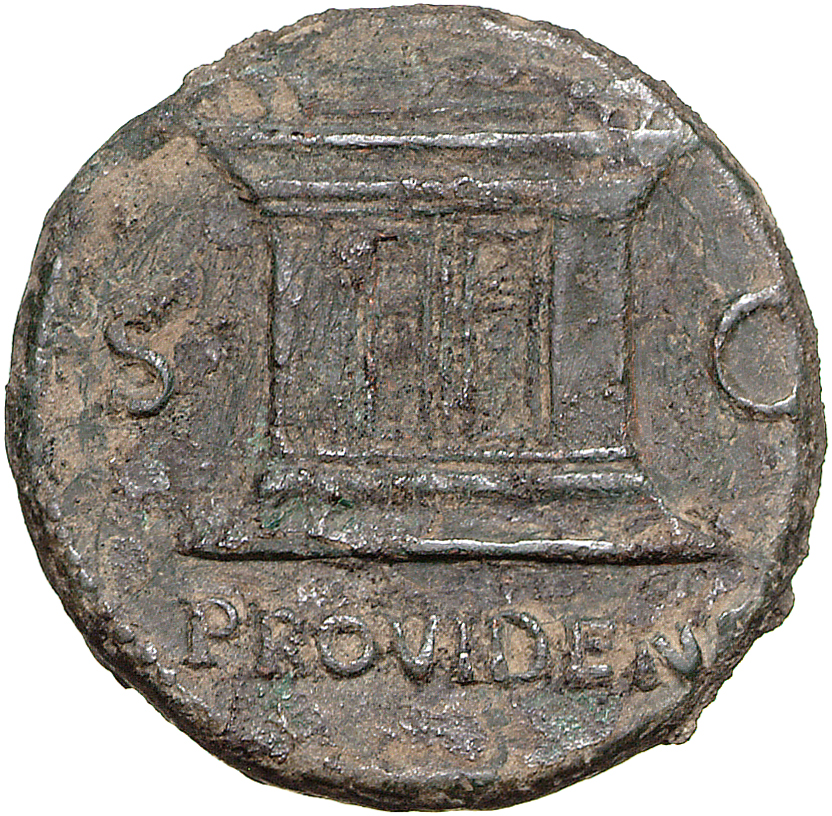 RIC II, Part 1 (second edition) Vespasian 671 Vespasian reverse, Altar