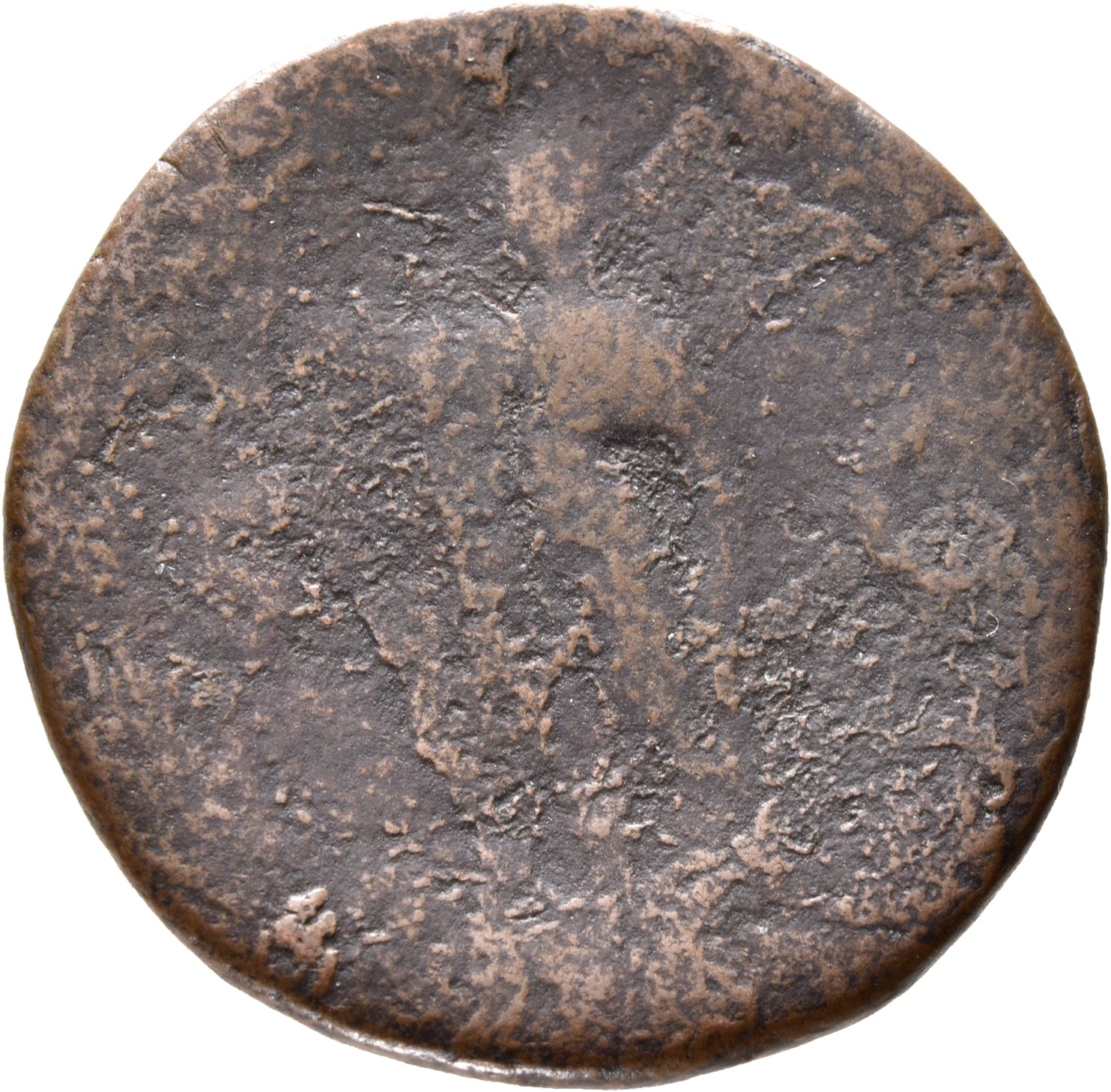 RIC II, Part 1 (second edition) Vespasian 675 Vespasian reverse, Spes standing left, holding flower in right and raising s...