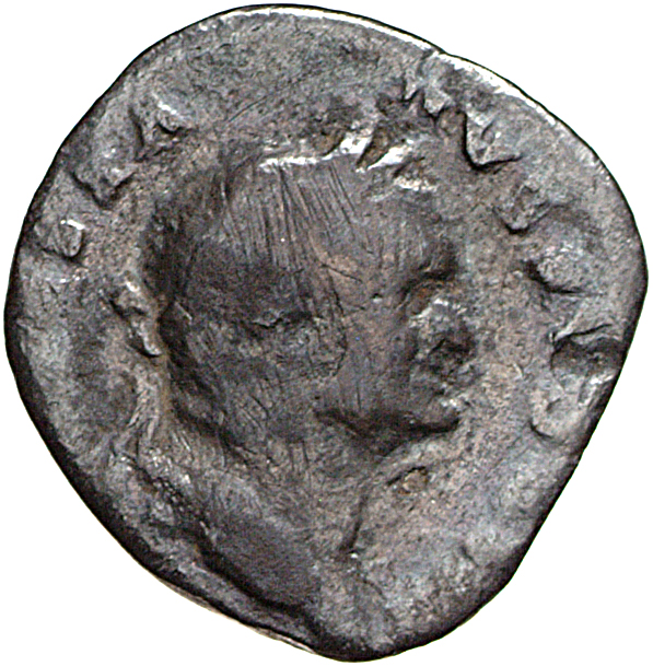 RIC II, Part 1 (second edition) Vespasian 681 Vespasian obverse, Head of Vespasian, laureate, right