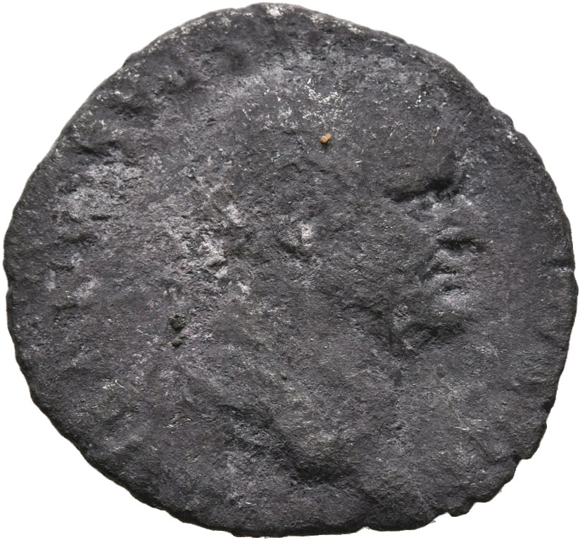 Vespasian obverse — Head of Vespasian, laureate, right