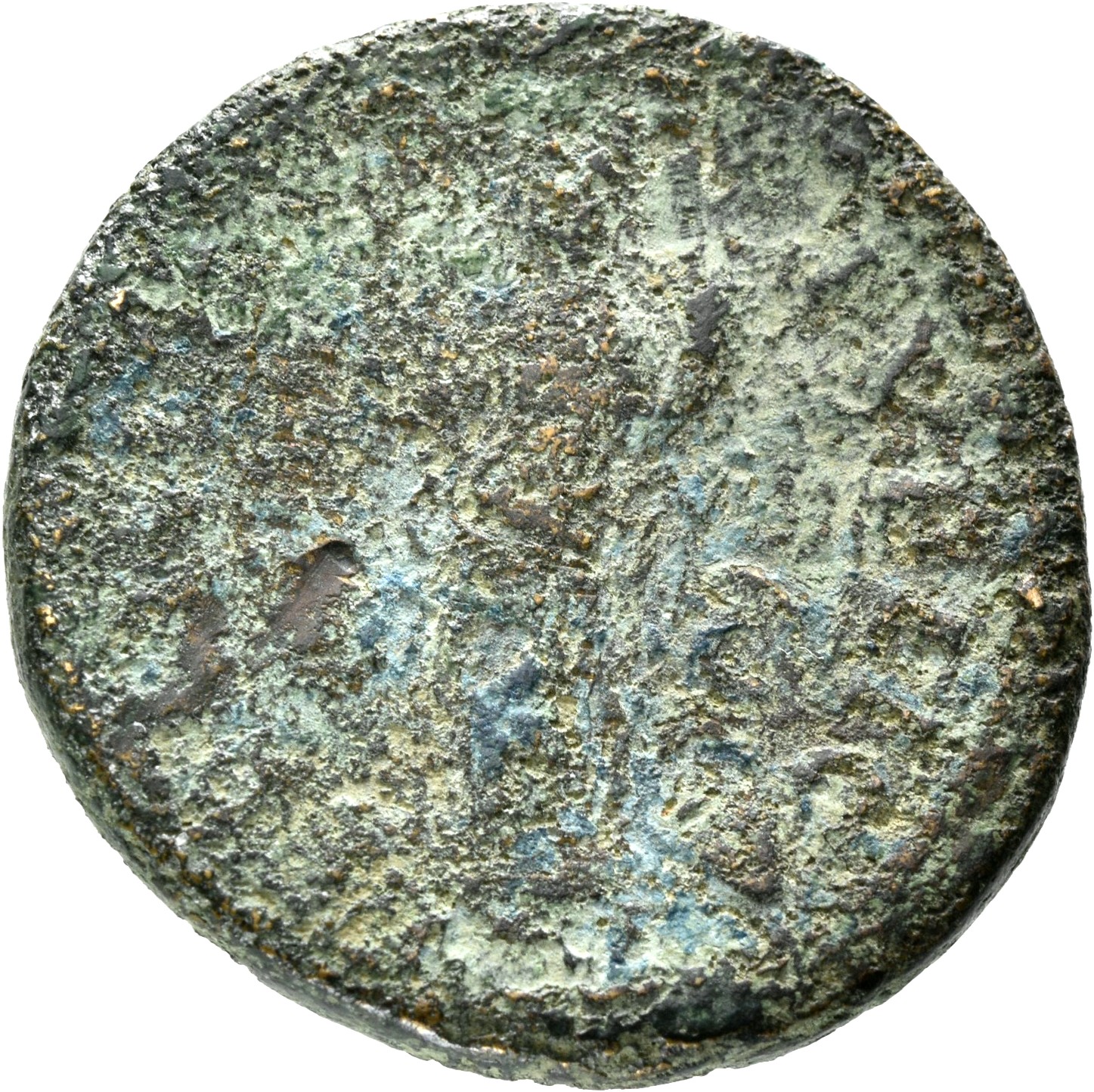 RIC II, Part 1 (second edition) Vespasian 742 Vespasian reverse, Felicitas, draped, standing left, holding winged caduceus...
