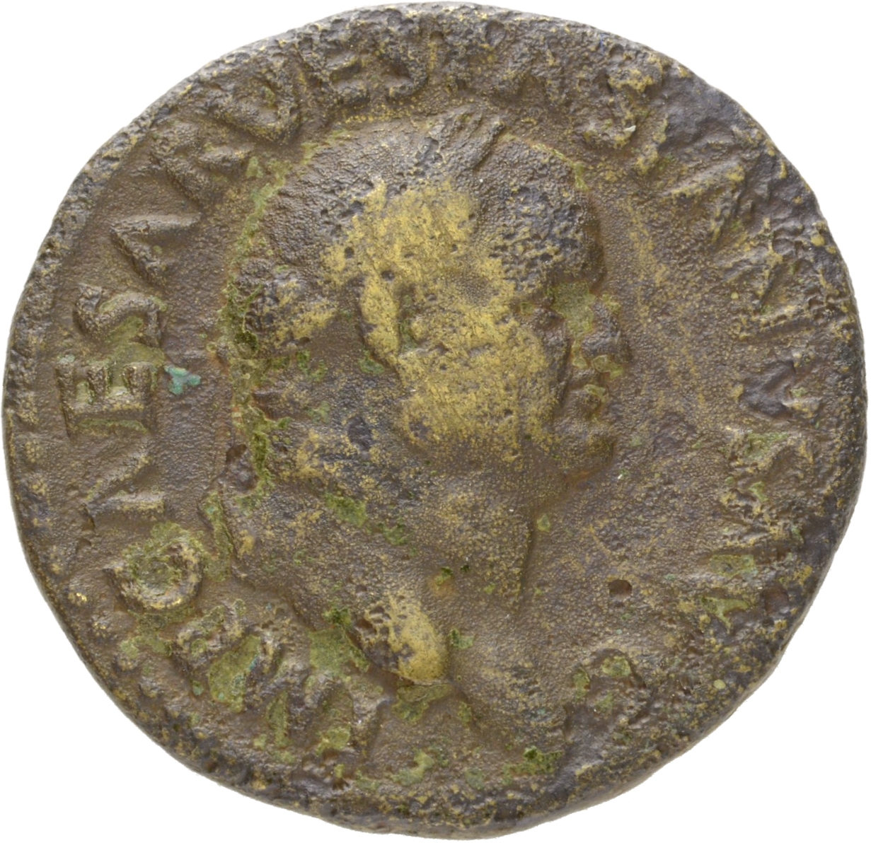 RIC II, Part 1 (second edition) Vespasian 758 Vespasian obverse, Head of Vespasian, laureate, right
