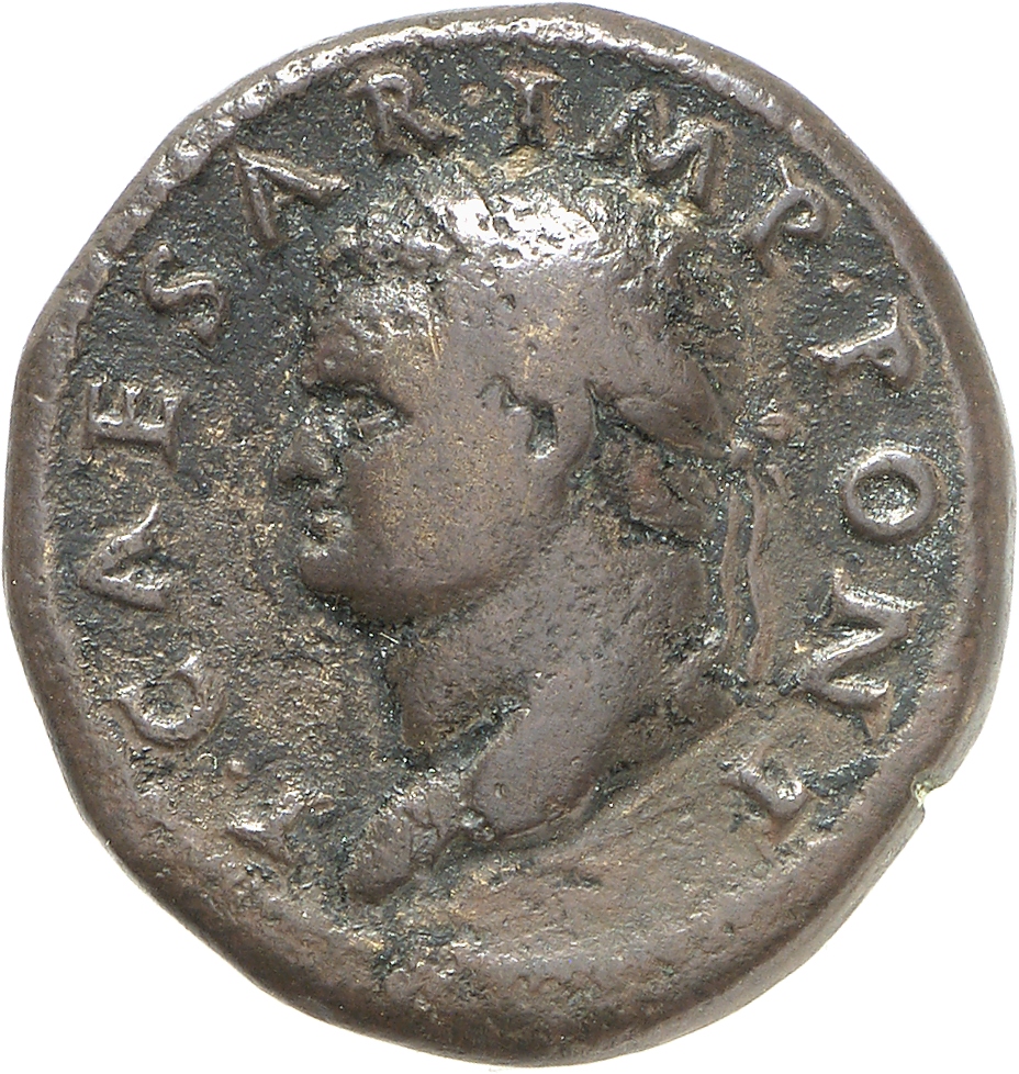 RIC II, Part 1 (second edition) Vespasian 762 Vespasian obverse, Head of Titus, laureate, left
