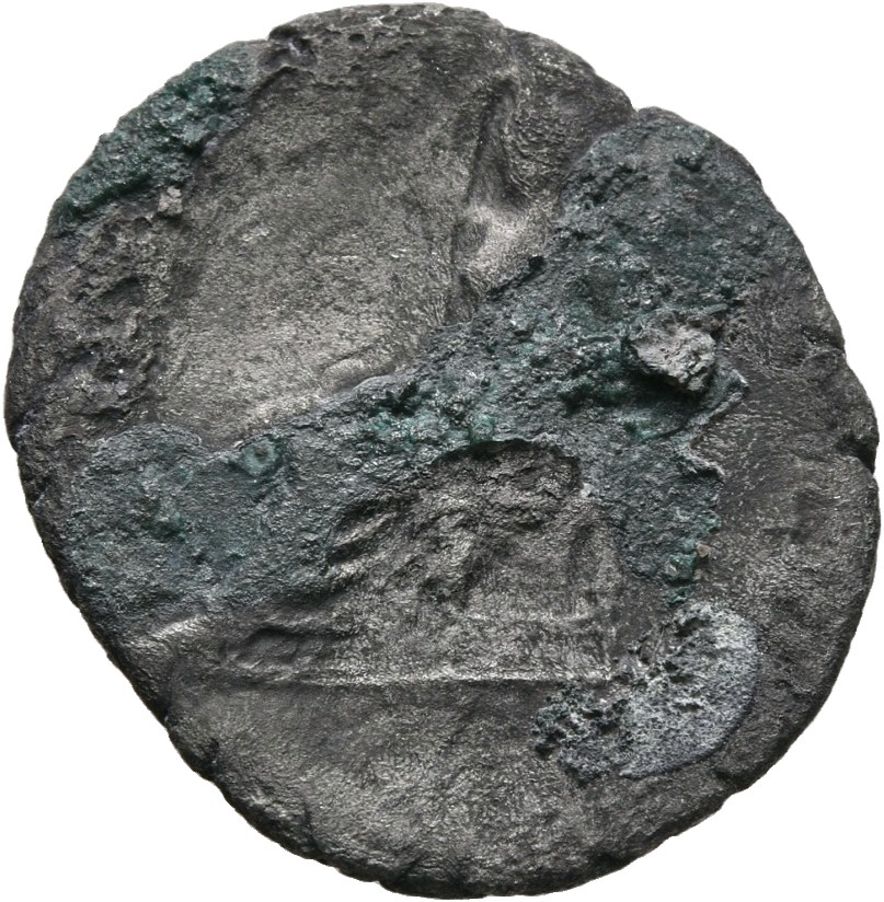 RIC II, Part 1 (second edition) Vespasian 774 Vespasian reverse, Securitas, bare to waist, seated left, feet on stool, res...